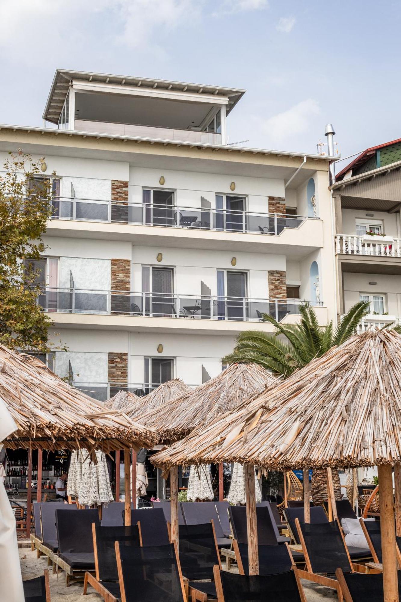 Kymata Hotel Paralía Exterior foto