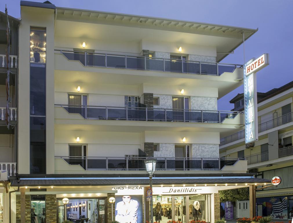 Kymata Hotel Paralía Exterior foto